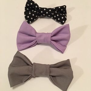 3 pack Hair Bows